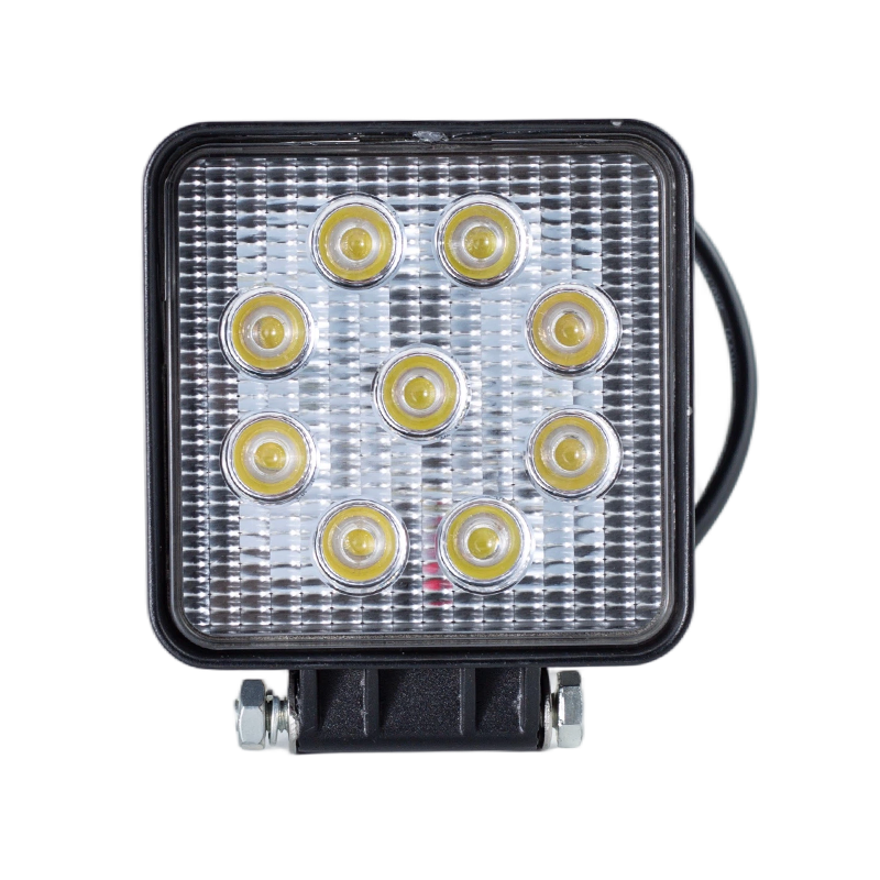 IP67 002 Vysokovýkonné 9-LED štvorcové pracovné svetlo pre priemyselné vozidlá