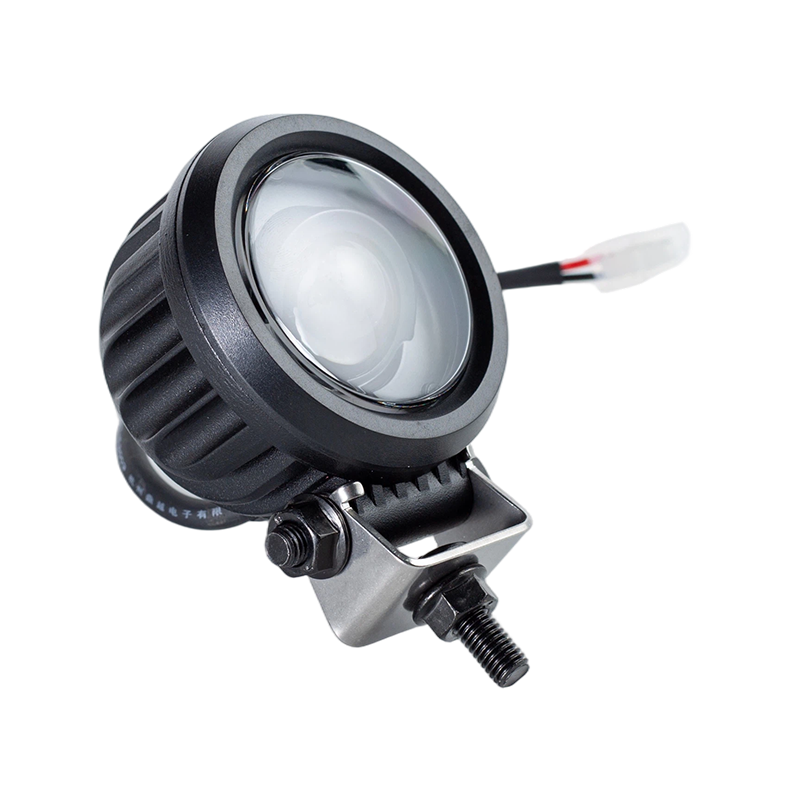 Bezpečnostné výstražné svetlo pre vysokozdvižný vozík IP67 5W DC9-80V so šikmým kruhovým modrým bodom