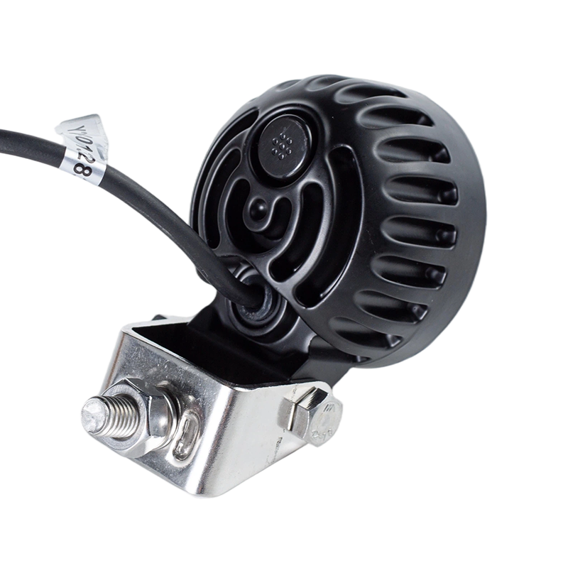 IP67 5W DC9-80V okrúhly vysokozdvižný vozík s červeným/modrým lúčom Výstražná kontrolka nebezpečnej oblasti