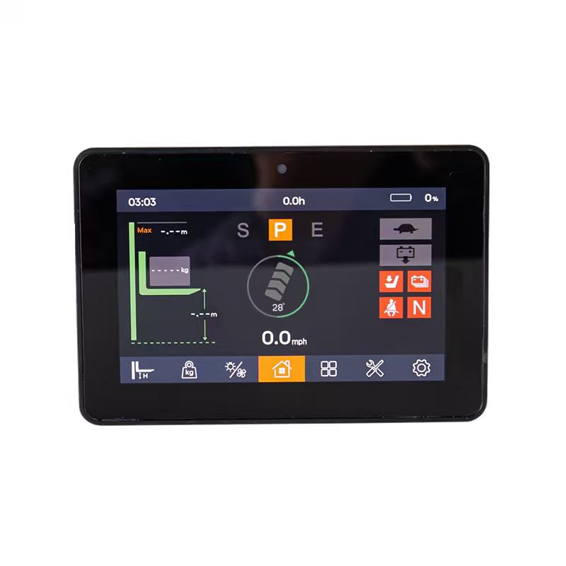 IP66 5-palcová Landscape CAN Bus Touch Dashboard / DC16V-DC120V Wide Voltage FLYB-1005-1
